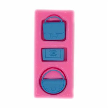 قالب سیلیکونی کیف  3تایی طرح2 