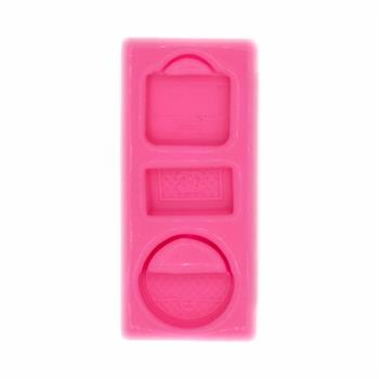 قالب سیلیکونی کیف  3تایی طرح2  - فروشگاه اینترنتی کلبه هنر