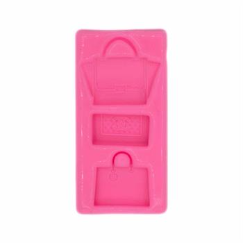 قالب سیلیکونی کیف  3تایی طرح3  - فروشگاه اینترنتی کلبه هنر