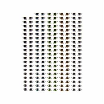 چشم رزینی طرح 60سایز(7میل )ورقه ای