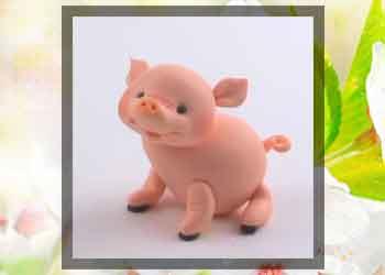 آموزش ساخت عروسک دکوری طرح خوک