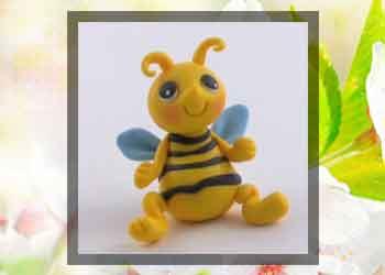 آموزش ساخت عروسک دکوری طرح زنبور
