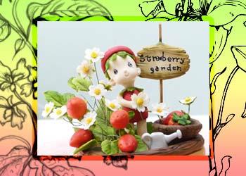 آموزش ساخت عروسک دکوری طرح باغ توت فرنگی