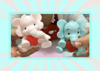 آموزش عروسک دکوری طرح زوج فیل